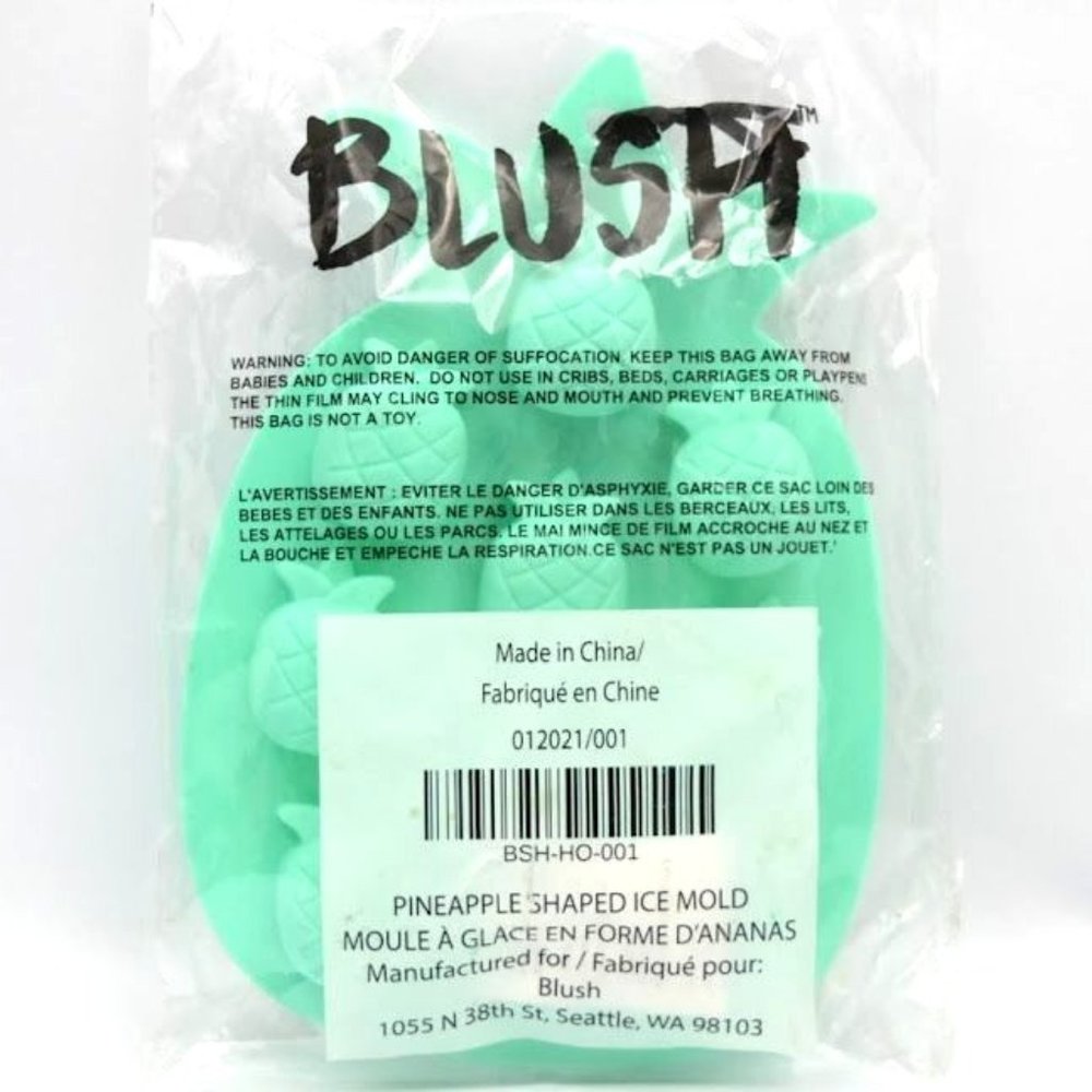 Blush Pineapple Shaped Ice Mold Candy Mold Jello Jiggler Jello Shots Teal - Picture 6 of 6